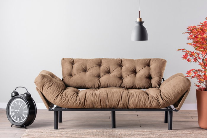Atelier Del Sofa Nitta Triple - Marrón claro Atelier Del Sofa Nitta Triple - Marrón claro